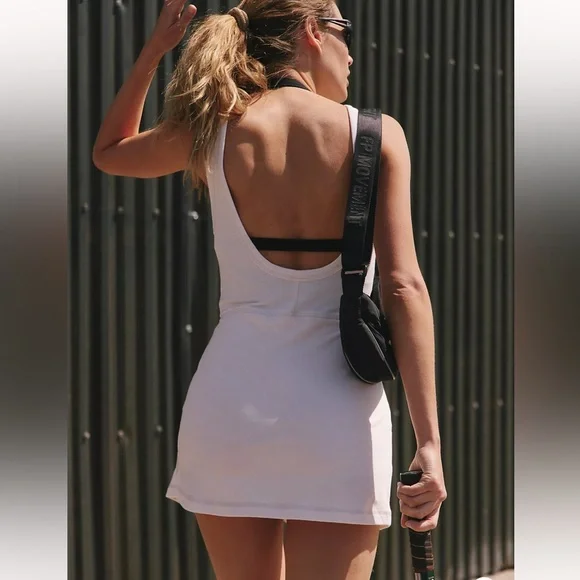 Free People Movement Tryouts Wrap Skortsie in Ivory, NWT, size XL - Picture 2 of 4